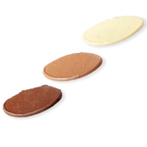 Nogatine blaadjes, Wit