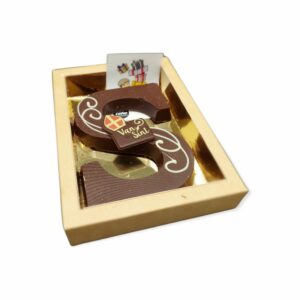 Chocolade letter, 100 gram puur